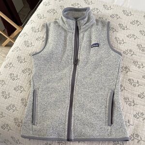 Patagonia Women's Light Gray Fleece Vest